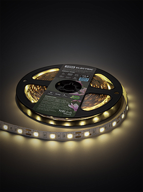 Лента светодиодная SMD5050-60 LED/м-IP20-12 В-14,4 Вт/м-4000 К (5 м) блистер TDM ELECTRIC - фото4