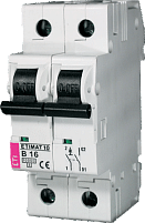 Модульный автоматический выключатель ETIMAT 10 1p+N C 50