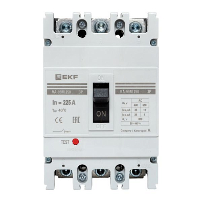 Выключатель автоматический ВА-99М 250/225А 3P 35кА EKF PROxima - фото12