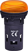 Лампа сигнал. LED матовая ECLI-240A-A 240V AC (оранжевая)