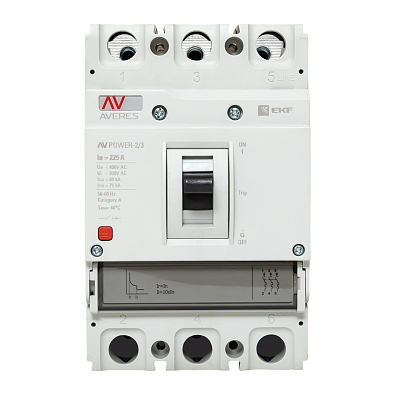 Автоматический выключатель AV POWER-2/3 225А 80kA TR EKF AVERES - фото4