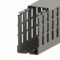 KKC 4080; Перфорированный короб с крышкой, 40x80 (ШхВ) Широкий шаг перфорации 