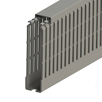 KKC 2510; Перфорированный короб с крышкой, 25x100 (ШxB) Серый