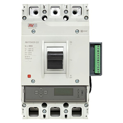 Автоматический выключатель AV POWER-3/3 400А 50kA ETU6.2 - фото14