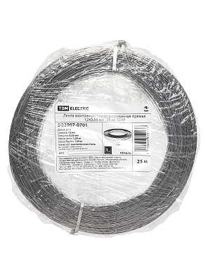 Лента монтажная перфорированная прямая 12x0,55 мм (25 м) TDM ELECTRIC - фото3
