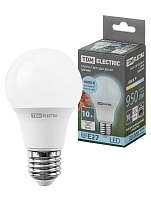Лампа светодиодная А60 10 Вт, 230 В, 4000 К, E27 TDM ELECTRIC