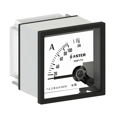 Амперметр AMP-771 10А (прямой) класс точности 1,5 - фото1