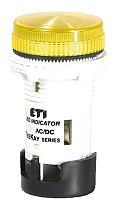 Лампа сигнальная LED матовая TT04U1 24V AC/DC (желтая) 54мм