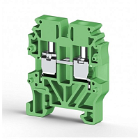 Миниклеммник винтовой 2,5 мм.кв (зелёный); MVK2,5