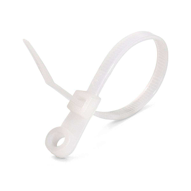 Стяжка нейлоновая КСО 4х110 (бел) (100шт) (Fortisflex) - фото1