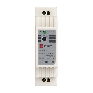Блок питания 12В DR-15W-12 EKF PROxima - фото6