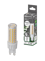 Лампа светодиодная G9-9 Вт-230 В-6500 К, SMD, 21,5x70,5 мм TDM ELECTRIC