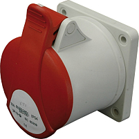 Розетка встраиваемая EER-1632 IP54 (16A, 230V, 2P+PE)