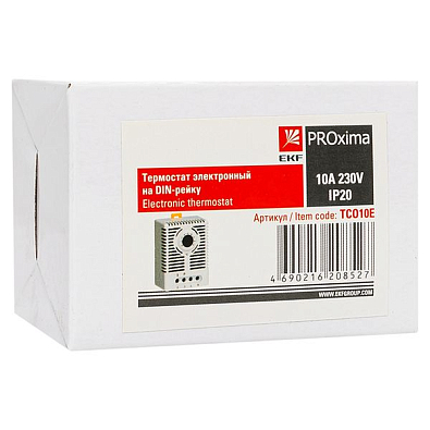 Термостат электронный на DIN-рейку 10 А 230 В IP20 EKF PROxima - фото13