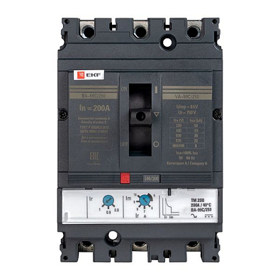Выключатель автоматический ВА-99C (Compact NS) 250/200А 3P 45кА EKF PROxima - фото11