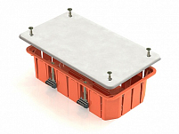 Коробка распаячная для скрытого монтажа в полых стенах  172х96х45мм (с пластиковыми зажимами)