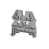 Клеммник на DIN-рейку 2,5мм.кв. (серый); AVK2,5(RP)