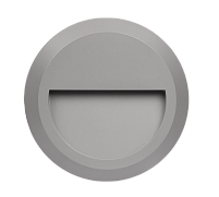 PST/W R150 2W 4000K GREY IP65 Светильник светодиодный накладной для подсветки стен и ступеней