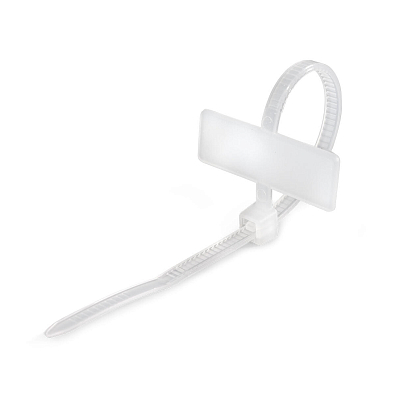 Стяжка нейлоновая КСМ 3x200 (бел) (100шт) (Fortisflex) - фото1