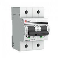 ВА 47-125 2P 80А (D) 15кА EKF PROxima автоматический выключатель, арт. mcb47125-2-80D