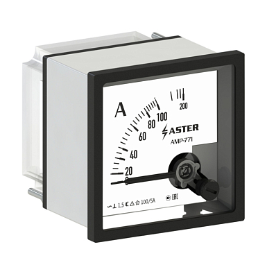 Амперметр AMP-771 400/5А (трансформаторный) класс точности 1,5 - фото1