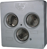 Держатель предохранителя EZN 25/3 DELTA 3p (DII, Е27)