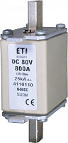 Предохранитель NH-00 80V DC 200A (с бойком)