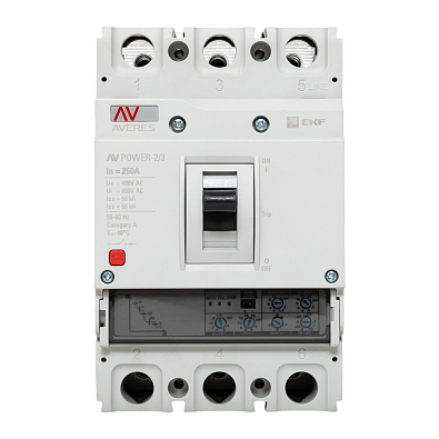 Автоматический выключатель AV POWER-2/3 250А 50kA ETU2.0 - фото12