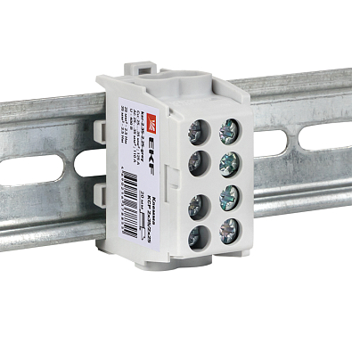 Клемма распределительная КСР с двойным винтом 2x35/2x25 серая EKF PROxima - фото6