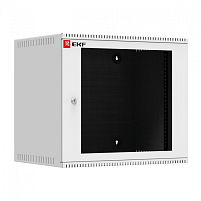 Шкаф телекоммуникационный настенный 9U (600х450) дверь стекло, Astra серия EKF PROxima