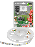 Умная подсветка SMD2835-30LED/m-IP20-5В-2,4Вт-3000К(1 м),датчик движ.и освещ.,акк.Li-Ion 1100мАч TDM ELECTRIC