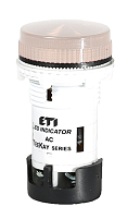 Лампа сигнальная LED матовая TT05X1 240V AC/DC (белая) 54мм