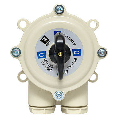 Пакетный выключатель ПВ 3-16 М1 пл. IP56 EKF PROxima - фото4