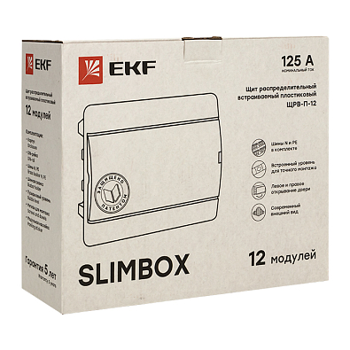 Щит распред. встраиваемый ЩРВ-П-12 "SlimBox" IP41 EKF PROxima - фото7