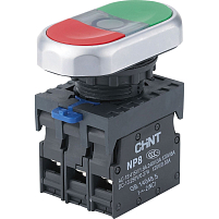 Двойная кнопка NP8-02S 2НЗ, IP65 (R)