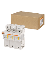 Держатель плавких вставок ДПВ2 22х58 3П TDM ELECTRIC