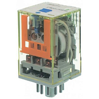 KRB300730LT; Реле промежуточное; 3C, 10A, LED, Тест кнопка, 230B AC