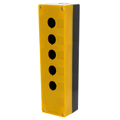 Корпус КП105 пластиковый 5 кнопок желтый EKF PROxima - фото6