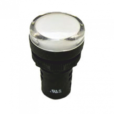 Индикатор ND16-22DS/2 белый AC/DC24В (R) - фото1