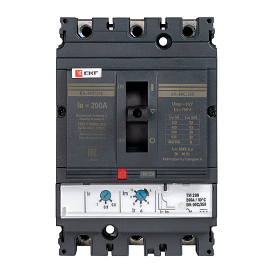 Выключатель автоматический ВА-99C (Compact NS) 250/200А 3P 45кА EKF PROxima - фото7