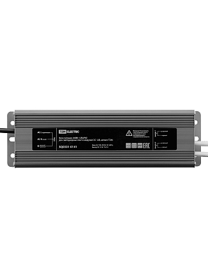 Блок питания 200Вт-12В-IP67 для светодиодных лент и модулей DC 12В, металл TDM ELECTRIC - фото4