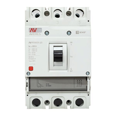 Автоматический выключатель AV POWER-2/3 225А 80kA TR EKF AVERES - фото20