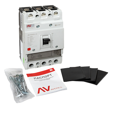 Автоматический выключатель AV POWER-1/3 25А 80kA TR EKF AVERES - фото12