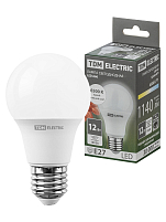 Лампа светодиодная А60 12 Вт, 230 В, 6500 К, E27 TDM ELECTRIC