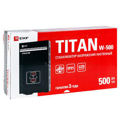 Стабилизатор напряжения настенный TITAN W-500 EKF PROxima - фото6