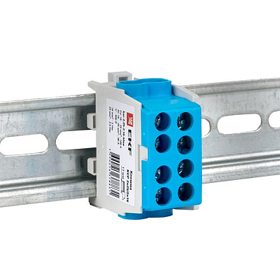 Клемма распределительная КСР с двойным винтом 2x25/2x16 синяя EKF PROxima - фото16