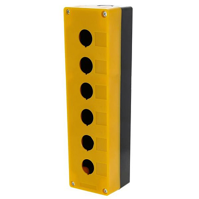 Корпус КП106 пластиковый 6 кнопок желтый EKF PROxima - фото8