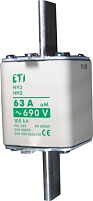 Ножевой предохранитель NH-1/aM 80A 690V KOMBI