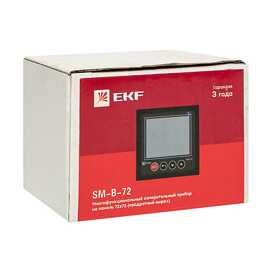 Многофункциональный измерительный прибор SM-B-72 на панель 72х72 EKF - фото6