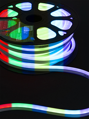 Гибкий неон SMD5050-60 LED/м-220 В-12 Вт/м -IP67-RGB (25м) TDM ELECTRIC - фото3